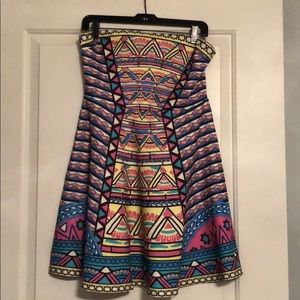 NWT Fabrik strapless skater dress